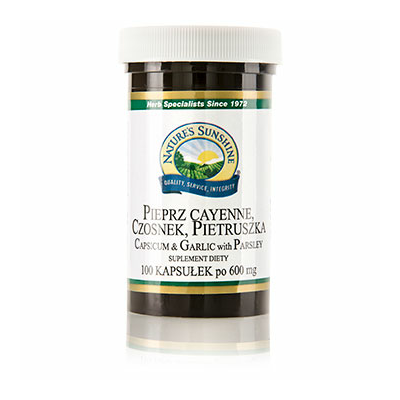 Pieprz Cayenne & Czosnek & Pietruszka 100 kapsułek
